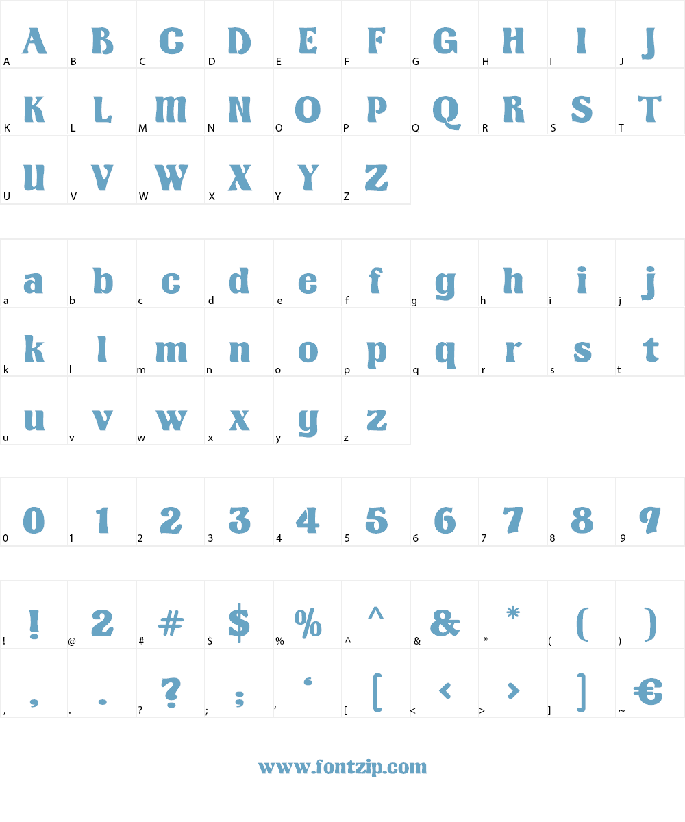 Kingthings Organica Font Character